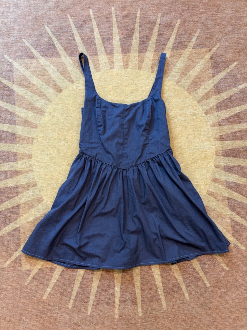 Abercrombie & Fitch Dark Grey Mini Dress (with built in shorts and pockets!)